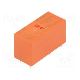 1 pcs x TE Connectivity - 5-1393239-4 - Relay: electromagnetic, SPDT, Ucoil: 12VDC, Icontacts max: 12A