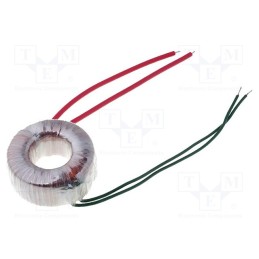 1 pcs x INDEL - TST 10/009 - Transformer: toroidal, 10VA, 230VAC, 12V, 0.83A, Leads: cables, IP00