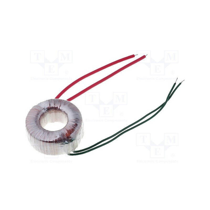 1 pcs x INDEL - TST 10/009 - Transformer: toroidal, 10VA, 230VAC, 12V, 0.83A, Leads: cables, IP00