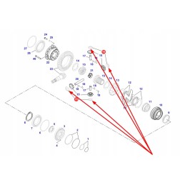 931303190040 differential gear washer