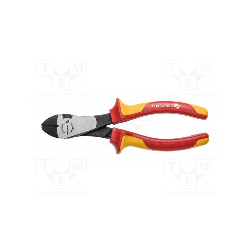 1 pcs x Hu00d6GERT TECHNIK - HT1P911 - Pliers, side,cutting,insulated