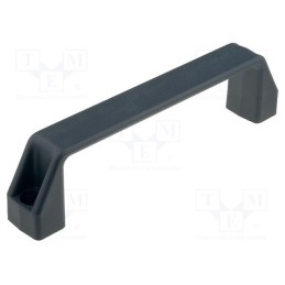 1 pcs x ELESA+GANTER - M.443/200 N-CH - Handle, technopolymer PP, black, H: 50mm, L: 196mm, W: 28mm, F2: 1.3kN
