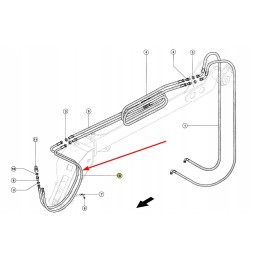 326493 0 boom hydraulic hose