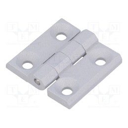 1 pcs x ELESA+GANTER - GN 237-ZD-40-40-A-SR - Hinge, Width: 40mm, zinc and aluminium alloy, silver, H: 40mm