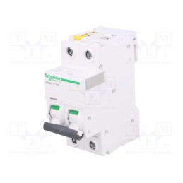 1 pcs x SCHNEIDER ELECTRIC - A9F04216 - Circuit breaker, 400VAC, Inom: 16A, Poles: 2, Charact: C, 6kA, IP20