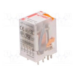 1 pcs x RELPOL - R4N-2014-23-5115-WT - Relay: electromagnetic, 4PDT, Ucoil: 115VAC, Icontacts max: 6A
