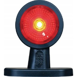 Round LED marker lamp 12 24v, screw-on