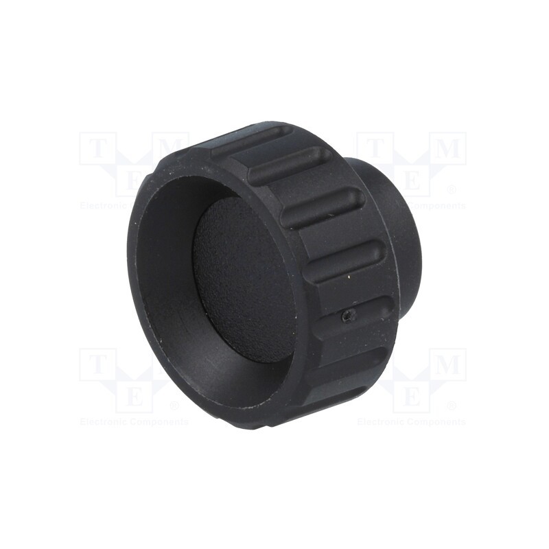 1 pcs x ELESA+GANTER - 6621 - Knob, Ø: 25mm, Int.thread: M6, 8mm, H: 19mm, polyamide, knurled