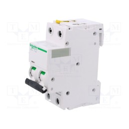 1 pcs x SCHNEIDER ELECTRIC - A9F04213 - Circuit breaker, 400VAC, Inom: 13A, Poles: 2, Charact: C, 6kA, IP20