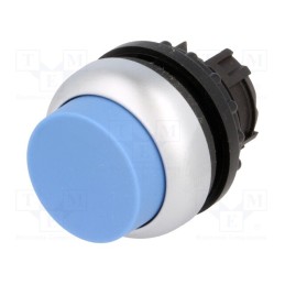1 pcs x EATON ELECTRIC - M22-DH-B - Switch: push-button, 22mm, Stabl.pos: 1, blue, none, IP67, prominent