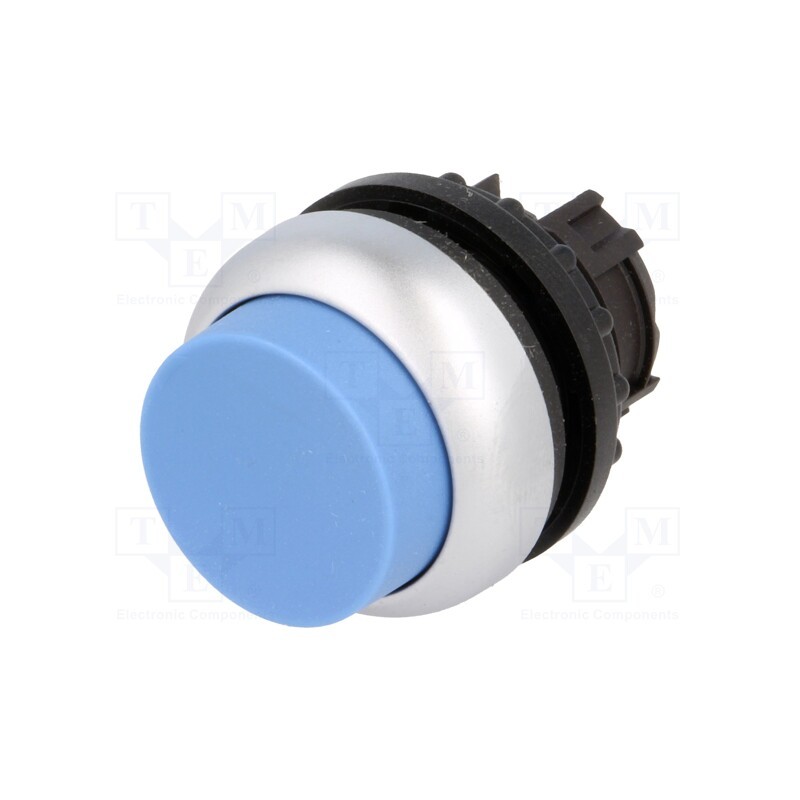 1 pcs x EATON ELECTRIC - M22-DH-B - Switch: push-button, 22mm, Stabl.pos: 1, blue, none, IP67, prominent
