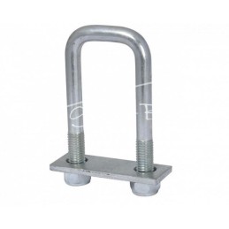 Galvanized floor holder
