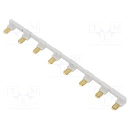 1 pcs x RELPOL - ZGZP80-8 GY - Connection bridge, 10A, 250VAC, Electr.connect: Push-in, grey