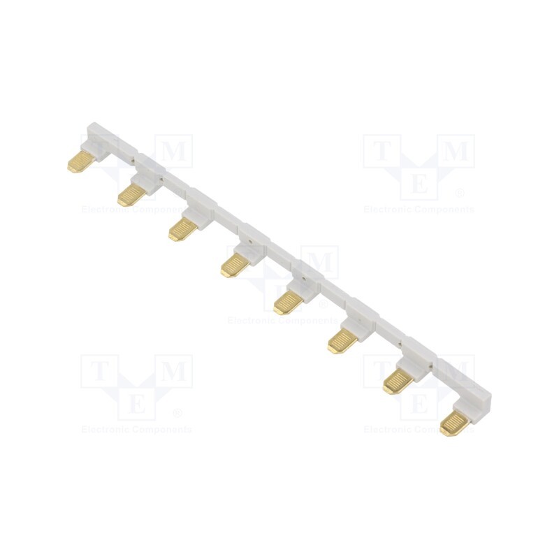 1 pcs x RELPOL - ZGZP80-8 GY - Connection bridge, 10A, 250VAC, Electr.connect: Push-in, grey