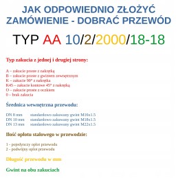 Hydraulic hose line dn8 16 16 ab3500 360bar