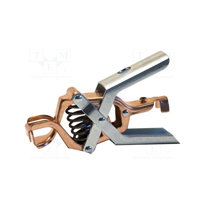 1 pcs x MUELLER ELECTRIC - BU-21CEZ - Crocodile clip, 100A, Grip capac: max.27mm, Overall len: 114mm