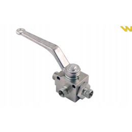 3-way hydraulic ball valve 3 2 m16x1 5 10