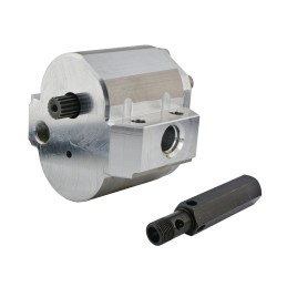 Hydraulic pump with reinforced lifting capacity c 360 valves