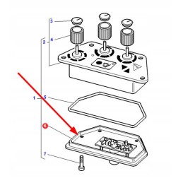 3907408m91 housing with control board