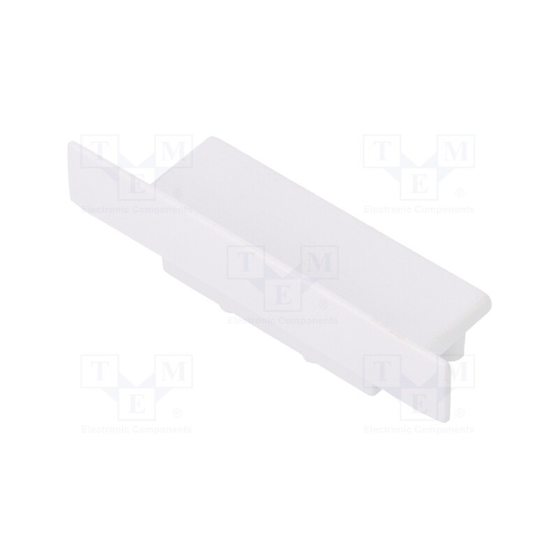 1 set x TOPMET - V4920001 -AS - Cap for LED profiles, white, 2pcs, ABS, VARIO30-06