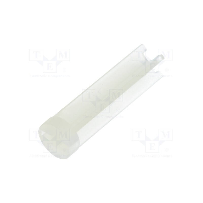10 pcs x DREMEC - 8GE04V80285 - Spacer sleeve, LED, Øout: 6mm, ØLED: 5mm, L: 22.2mm, natural, UL94V-2