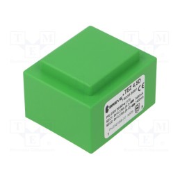 1 pcs x BREVE TUFVASSONS - TEZ4.5/D230/6-6V - Transformer: encapsulated, 4.5VA, 230VAC, 6V, 6V, 375mA, 375mA, PCB