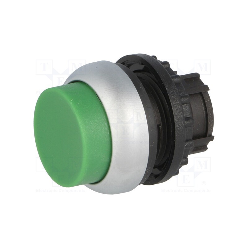1 pcs x EATON ELECTRIC - M22-DH-G - Switch: push-button, 22mm, Stabl.pos: 1, green, none, IP67, Pos: 2