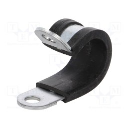 1 pcs x LAPP - 61825210 - Fixing clamp, ØBundle : 13mm, W: 15mm, steel, Ømount.hole: 6.4mm