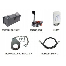 Multiplier 1 3 8 w pump 53l hydrolider