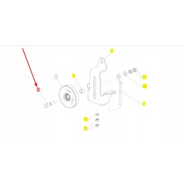 100022424 pulley pin m14
