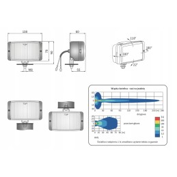 Fog lamp 2pcs Wesem HM108031 138mm