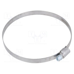 1 pcs x MPC INDUSTRIES - D4090 -AS - Worm gear clamp, W: 9mm, Clamping: 90÷110mm, D, W4, DIN 3017