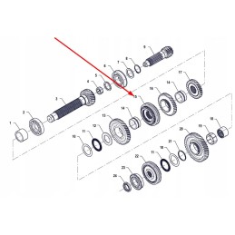 P5m37201002 gearbox synchronizer