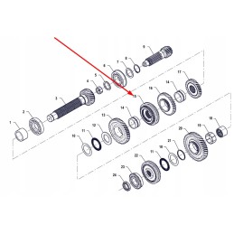 P5m37201002 gearbox synchronizer