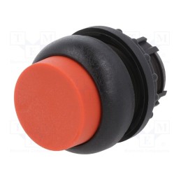 1 pcs x EATON ELECTRIC - M22S-DH-R - Switch: push-button, 22mm, Stabl.pos: 1, red, none, IP67, prominent