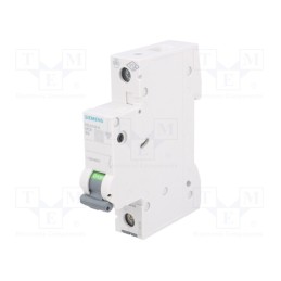 1 pcs x SIEMENS - 5SL6106-6 - Circuit breaker, 230VAC, Inom: 6A, Poles: 1, for DIN rail mounting
