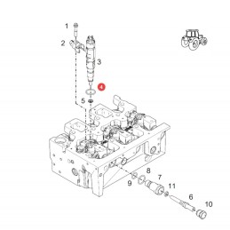 Fendt seal ring f836200710140 original