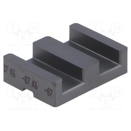 1 pcs x EPCOS - B66285G0000X187 - Core: ferrite, ELP, N87, 4500nH, 7187mm3, 97mm2, 1pcs.