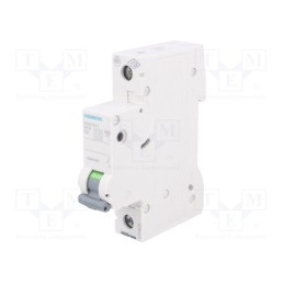 1 pcs x SIEMENS - 5SL6102-7 - Circuit breaker, 230VAC, Inom: 2A, Poles: 1, for DIN rail mounting