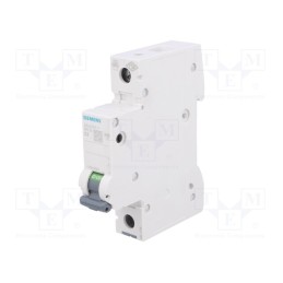 1 pcs x SIEMENS - 5SL6101-7 - Circuit breaker, 230VAC, Inom: 1A, Poles: 1, for DIN rail mounting