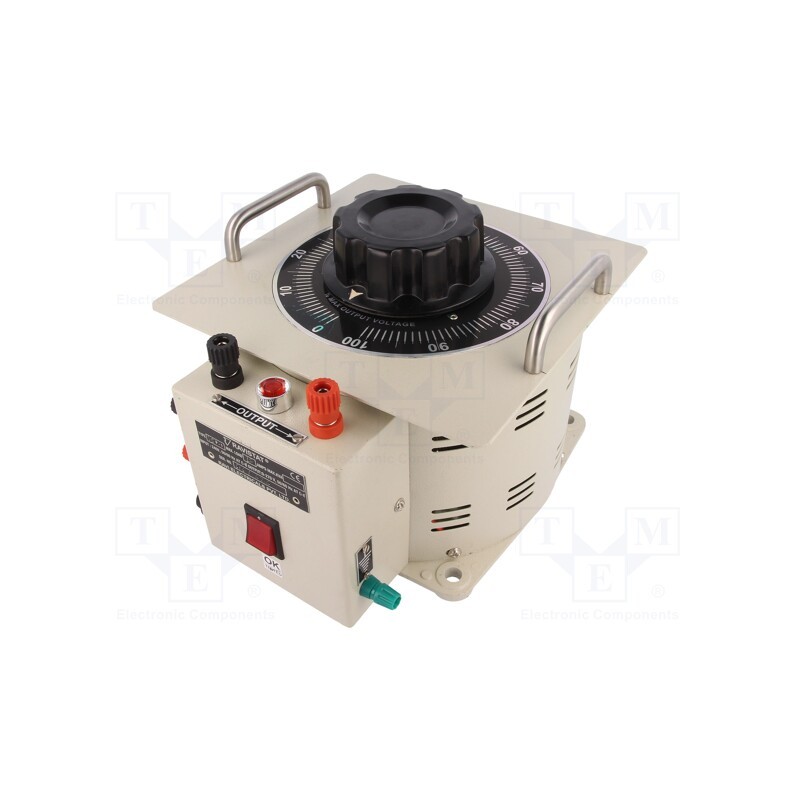 1 pcs x BREVE TUFVASSONS - KIEA15 - Variable autotransformer, 230VAC, Uout: 0÷260V, 12A, screw type