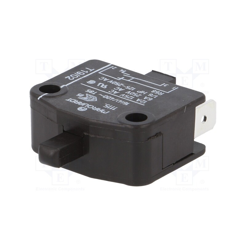 1 pcs x Marquardt - 1115.2101 - Microswitch SNAP ACTION, 16A/400VAC, SPST-NC, Rcont max: 100mΩ
