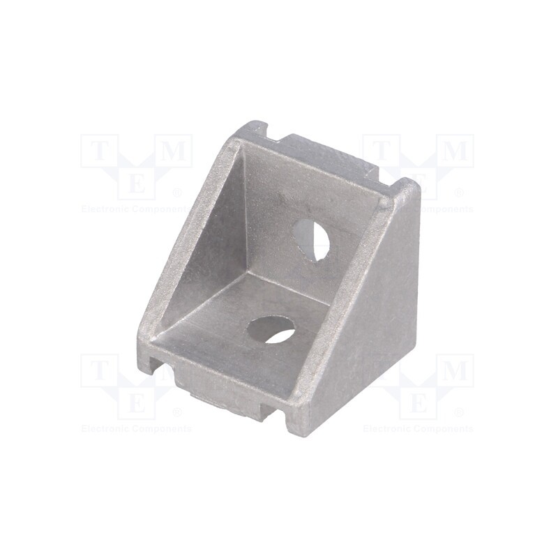1 pcs x ELESA+GANTER - GN 961-30-6-30-30-A-MT - Angle bracket, for profiles, Width of the groove: 6mm, W: 28mm