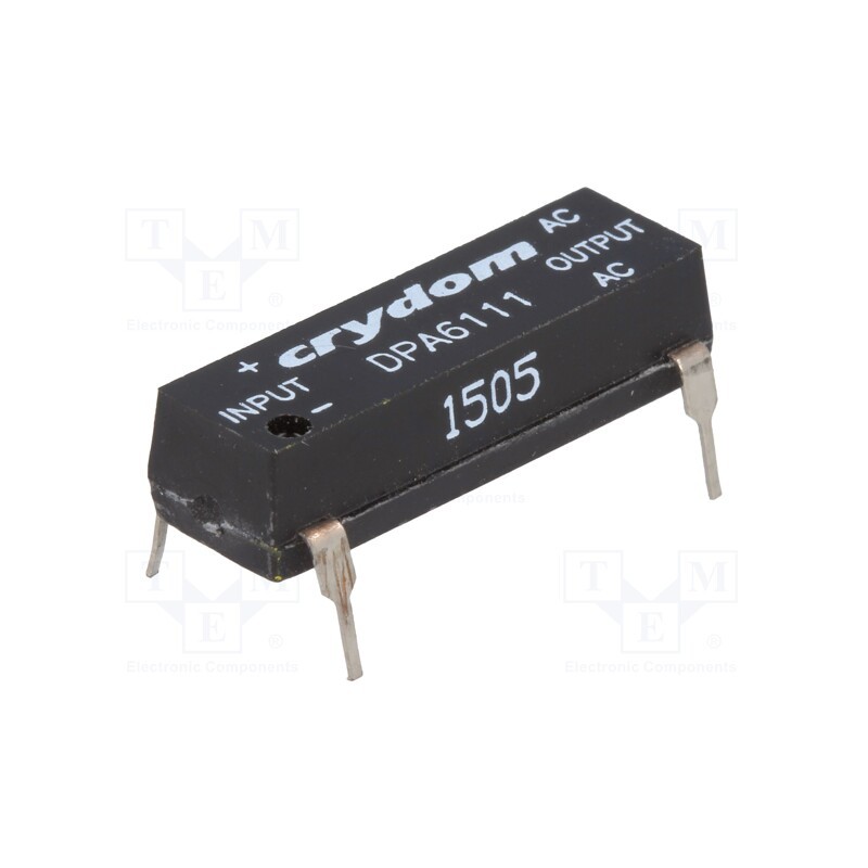 1 pcs x SENSATA / CRYDOM - DPA6111 - Relay: solid state, Icntrl: 10÷35mA, 1A, 20÷280VAC, THT, DIP