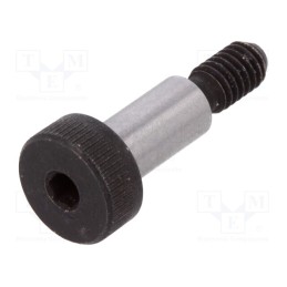 1 pcs x ELESA+GANTER - ISO 7379-5-M4-10 - Shoulder screw, steel, M4, 0.7, Thread len: 8mm, hex key, HEX 2,5mm