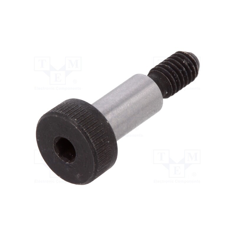 1 pcs x ELESA+GANTER - ISO 7379-5-M4-10 - Shoulder screw, steel, M4, 0.7, Thread len: 8mm, hex key, HEX 2,5mm