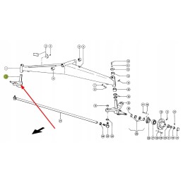 723816 0 right rear steering axle knuckle