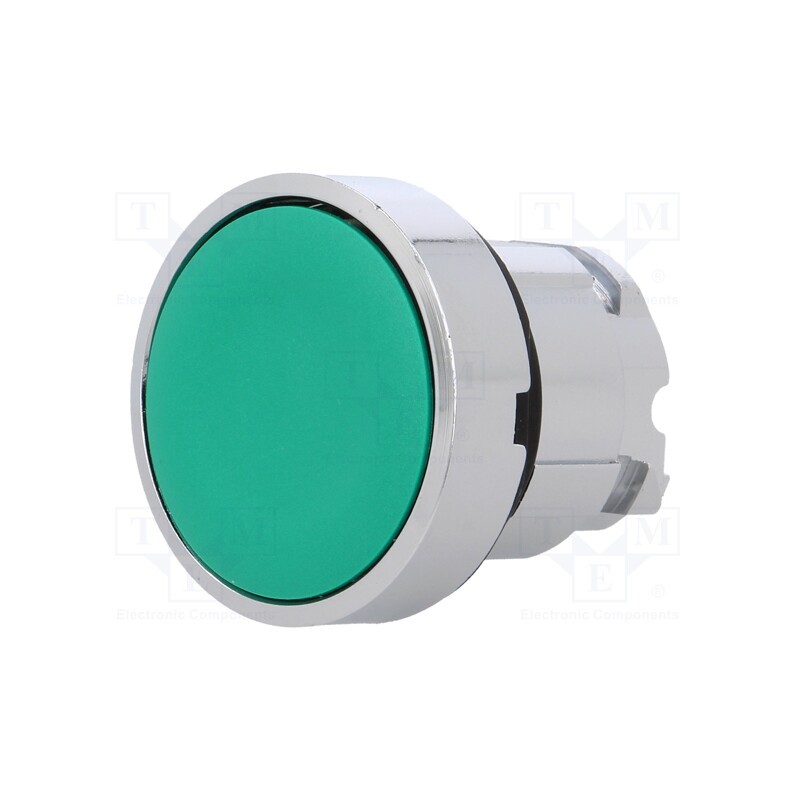 1 pcs x SCHNEIDER ELECTRIC - ZB4BA3TQ - Switch: push-button, 22mm, Stabl.pos: 1, green, none, IP66, flat
