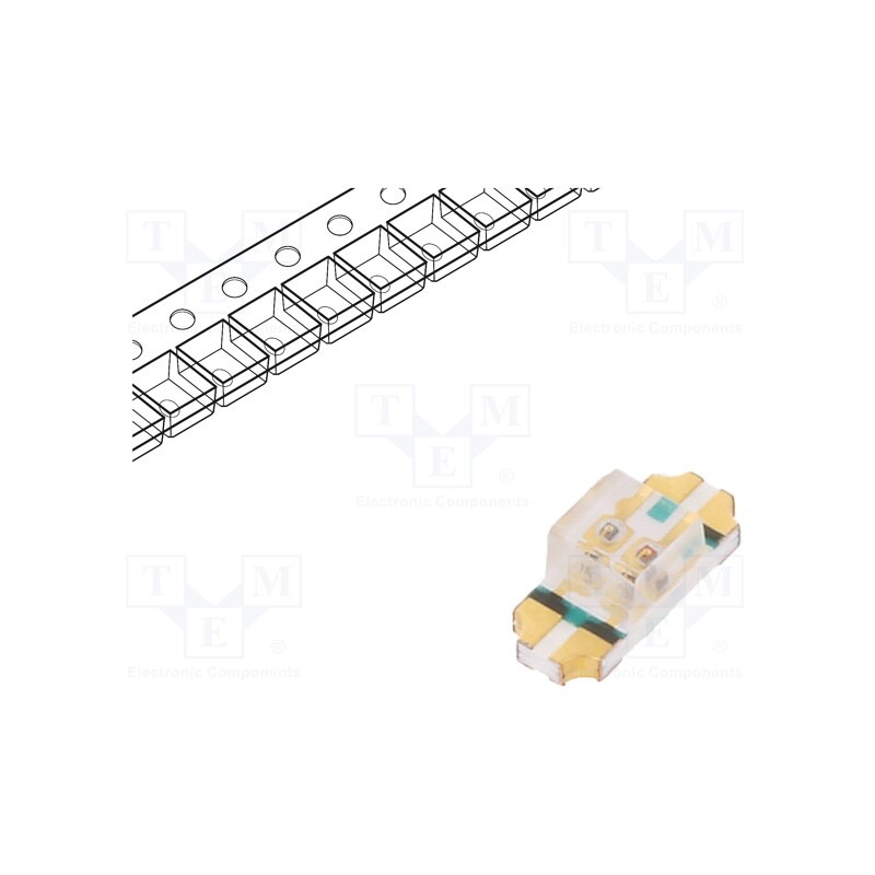 5 pcs x EVERLIGHT - 23-22BUSRSYGC/S530-A5/E3/TR8 - LED, SMD, 1205, red/yellow-green, 3.2x1.25x1.1mm, 130°, 60/60mW