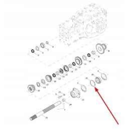 Gbt305 72 78 6 ring bearing 6207n
